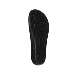 Pantofole bordeaux da donna con sottopiede anti-shock in pelle Fly Flot