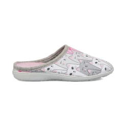Pantofole con stampa gatti rosa e grigi da Donna Italia Trend