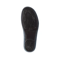 Pantofole da Donna Blu con Fiore Decorativo Stilrosa