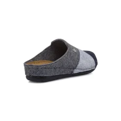 Pantofole da Donna in feltro grigio e blu Flex'is