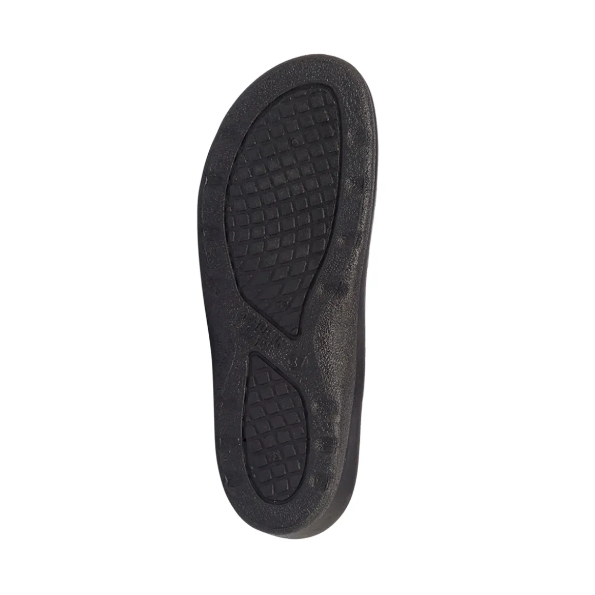 Pantofole da donna nere con sottopiede anatomico Italia Trend