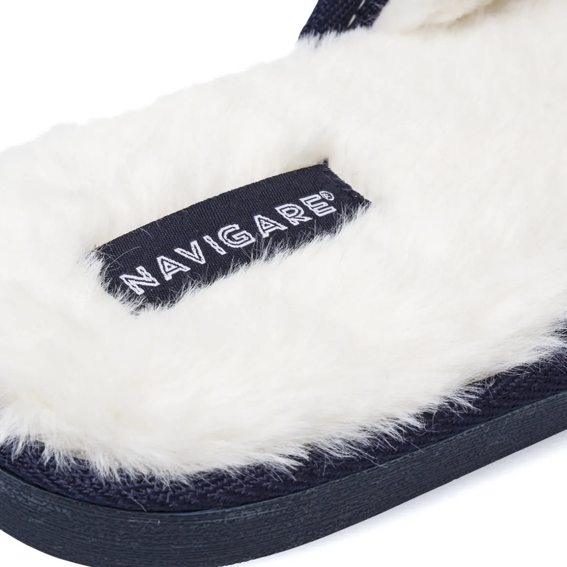 Pantofole da uomo blu con interno imbottito Navigare