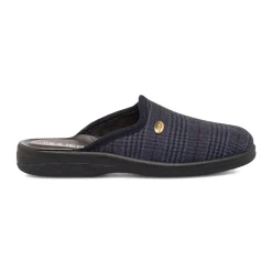 Pantofole da Uomo blu con dettaglio a quadri Italia Trend