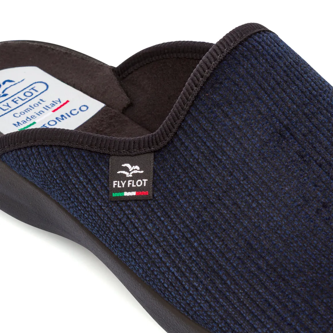 Pantofole da Uomo Blu con Suola Antiscivolo Fly Flot