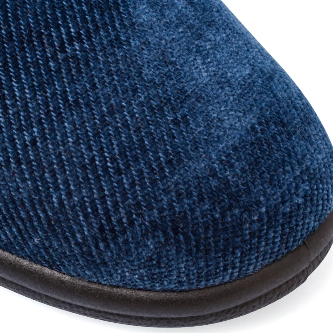 Pantofole da Uomo blu effetto ciniglia Italia Trend