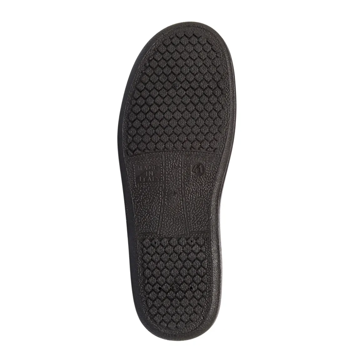 Pantofole da Uomo in tessuto grigio effetto ciniglia Italia Trend