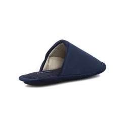 Pantofole da Uomo in Tessuto Blu con suola flessibile De Fonseca