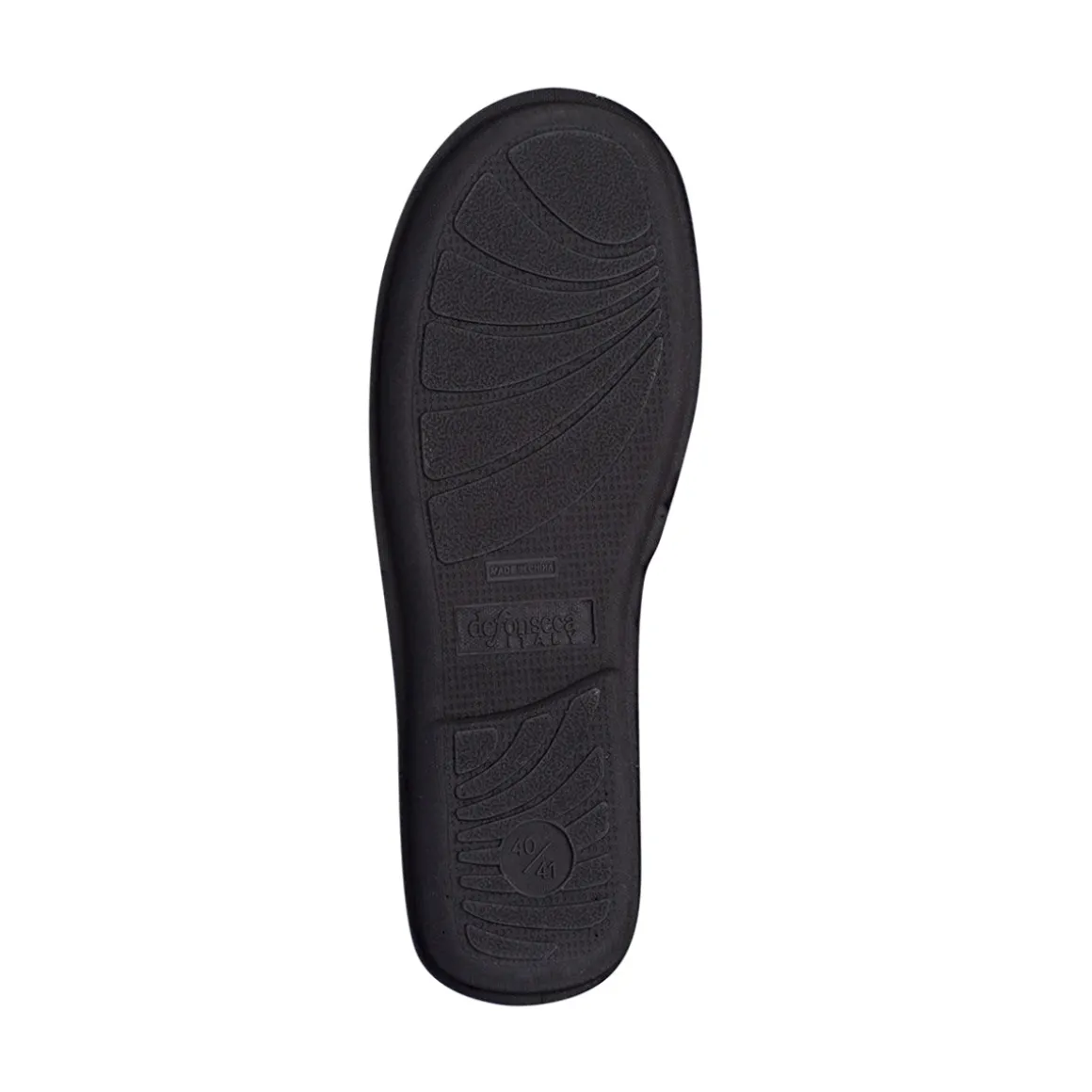 Pantofole da Uomo in Tessuto Blu con suola flessibile De Fonseca