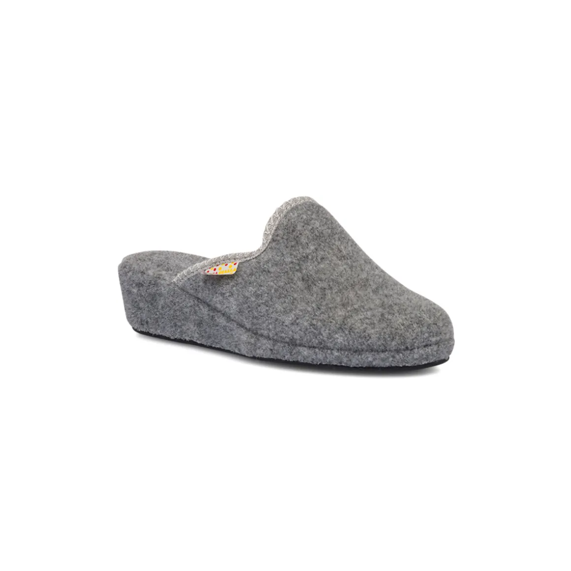 Pantofole grigie in feltro da Donna in tessuto Stilrosa