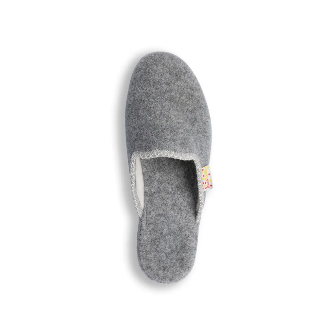 Pantofole grigie in feltro da Donna in tessuto Stilrosa