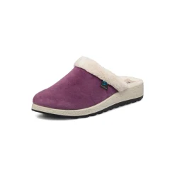 Pantofole lilla da donna con colletto imbottito Fly Flot