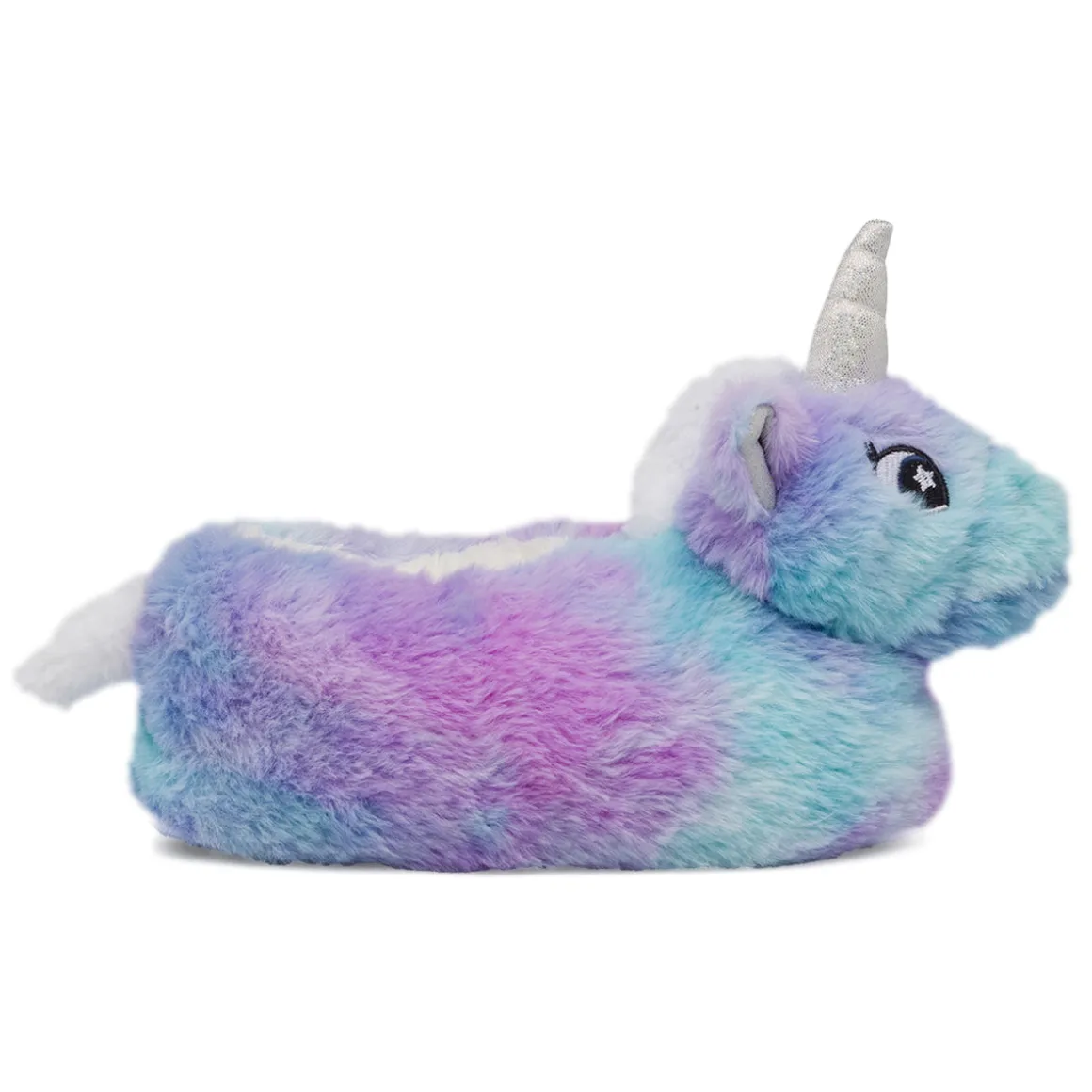 Pantofole lilla e azzurro Morbide da Bambina Unicorno