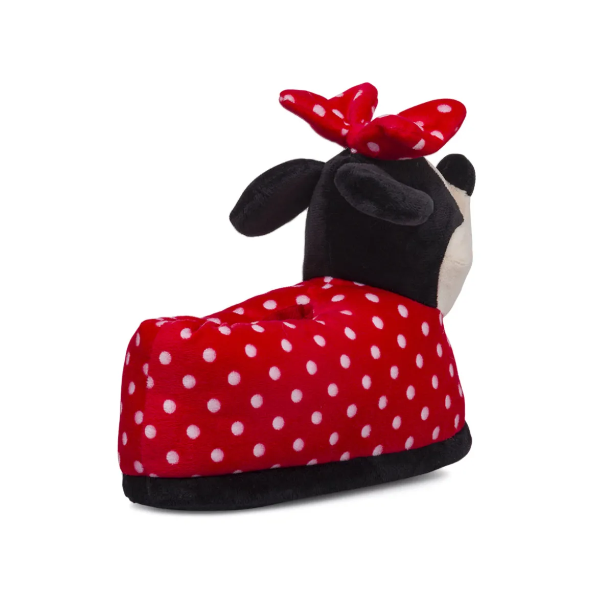 Pantofole Minnie rosse a pois da Bambina