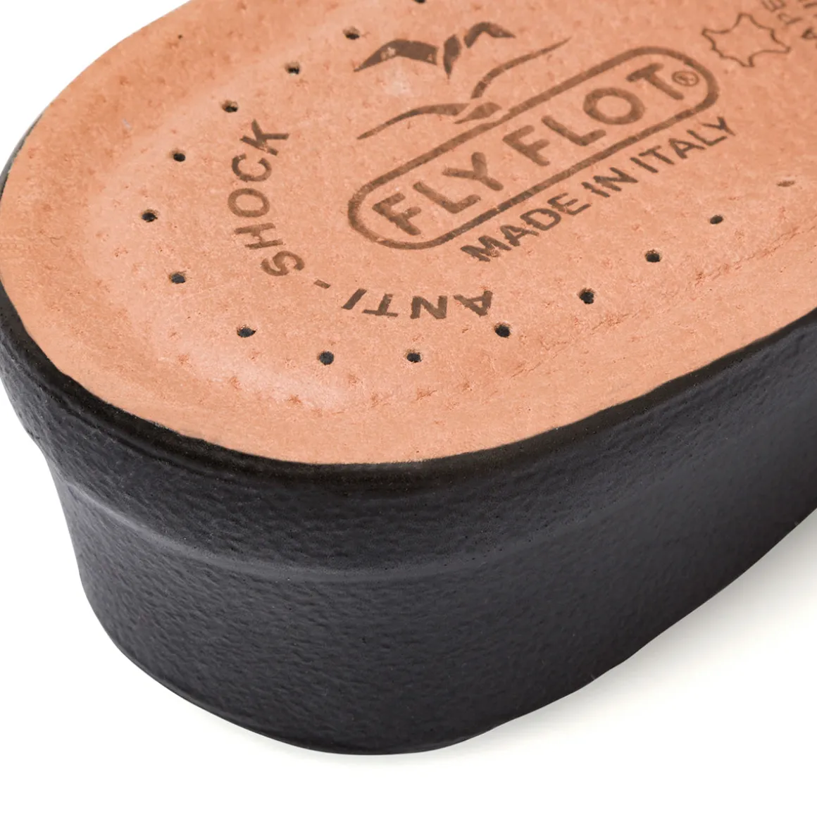 Pantofole nere da donna con sottopiede anti-shock Fly Flot