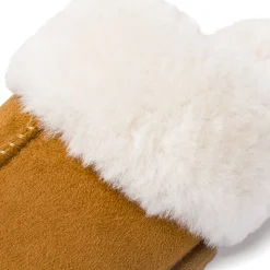 Pantofole ocra da Donna con pelo sintetico Lora Ferres