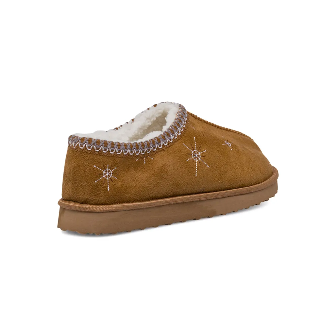 Pantofole ocra da Donna con ricamo stelle Lora Ferres