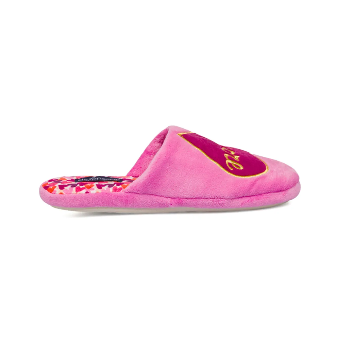Pantofole rosa da Donna con cuori De Fonseca