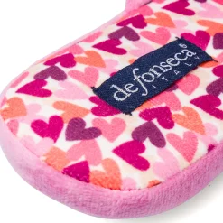 Pantofole rosa da Donna con cuori De Fonseca