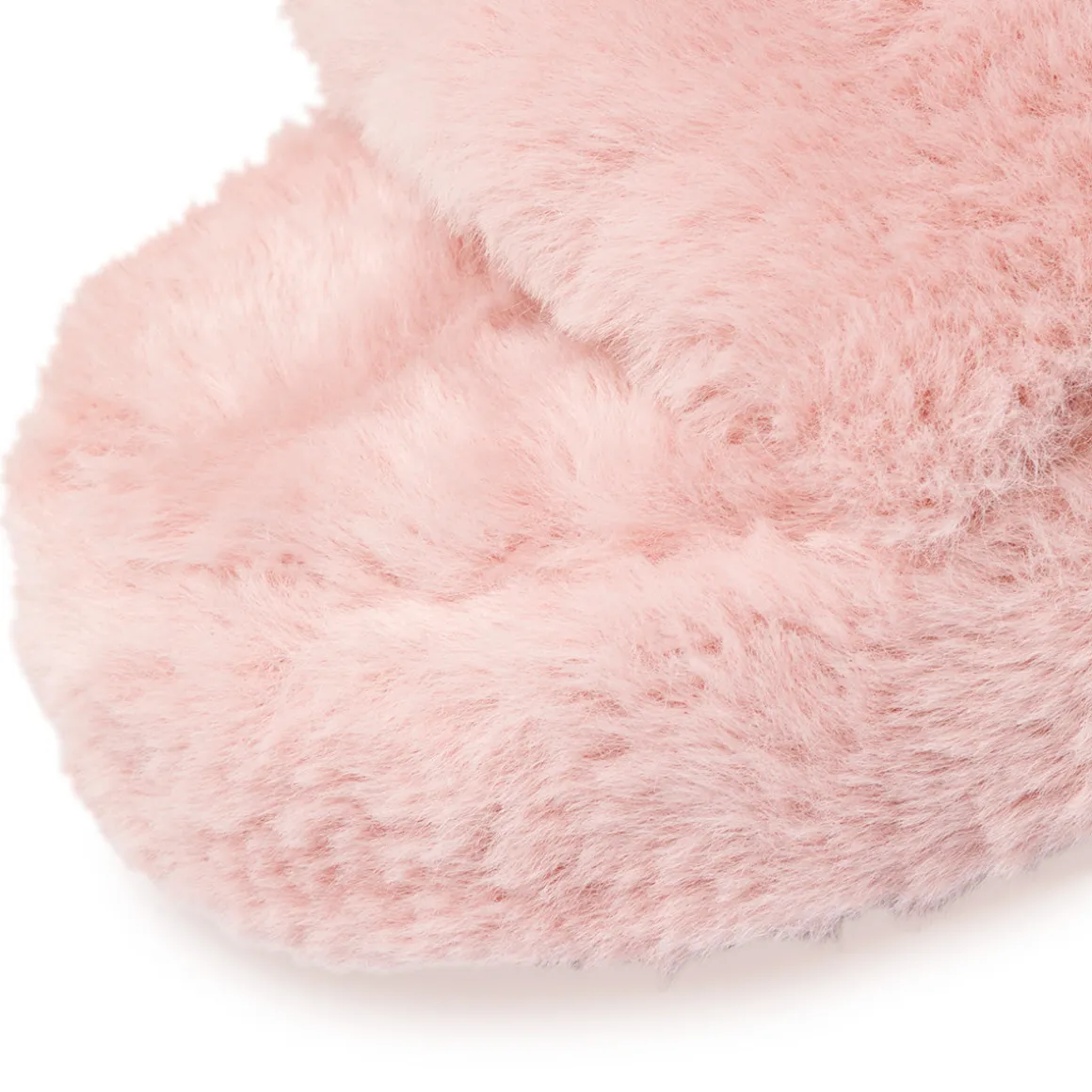 Pantofole rosa da donna in pelliccia sintetica Lora Ferres