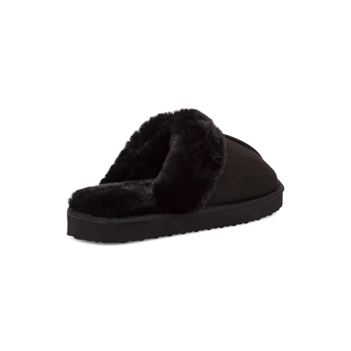 Pantofole sabot imbottite nere da donna Lora Ferres