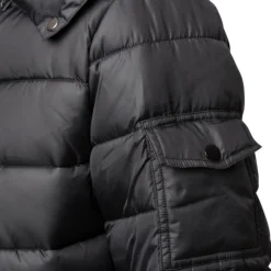 Piumino nero da donna con chiusura a zip Lora Ferres