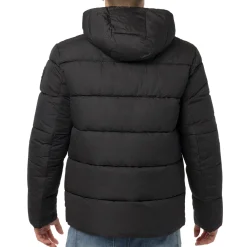 Piumino nero da Uomo con cappuccio Ducati Corse