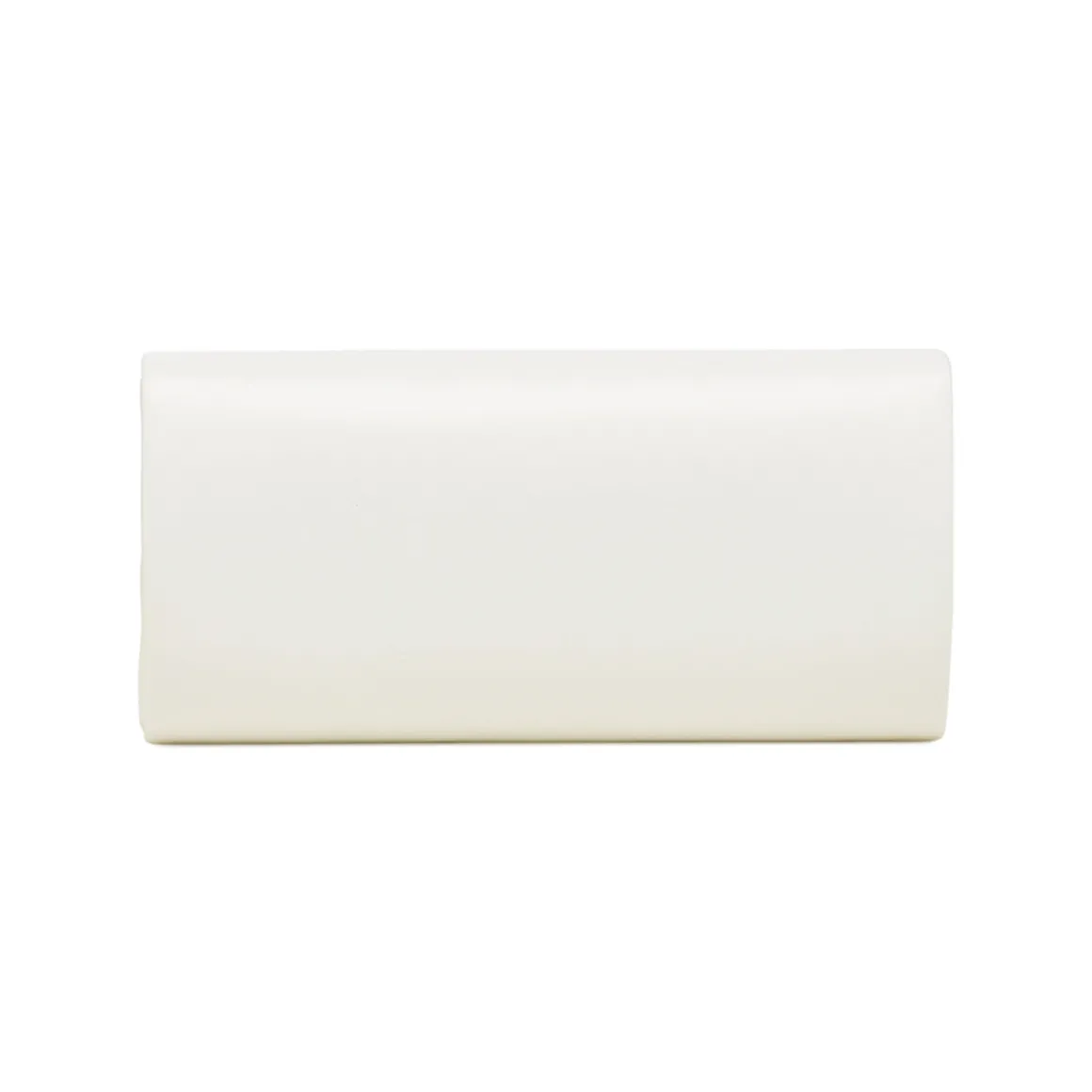 Pochette bianca da Donna con dettaglio in metallo e catena Lora Ferres