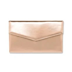 Pochette oro Rosa a busta da Donna con catena dorata removibile Lora Ferres