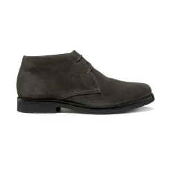 Polacchine in suede grigie da Uomo con suola traspirante Geox