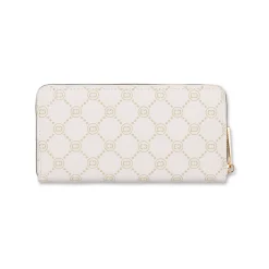 Portafoglio Bianco da Donna con chiusura con zip dorata Carrera Jeans