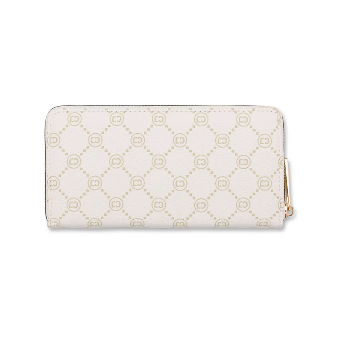 Portafoglio Bianco da Donna con chiusura con zip dorata Carrera Jeans