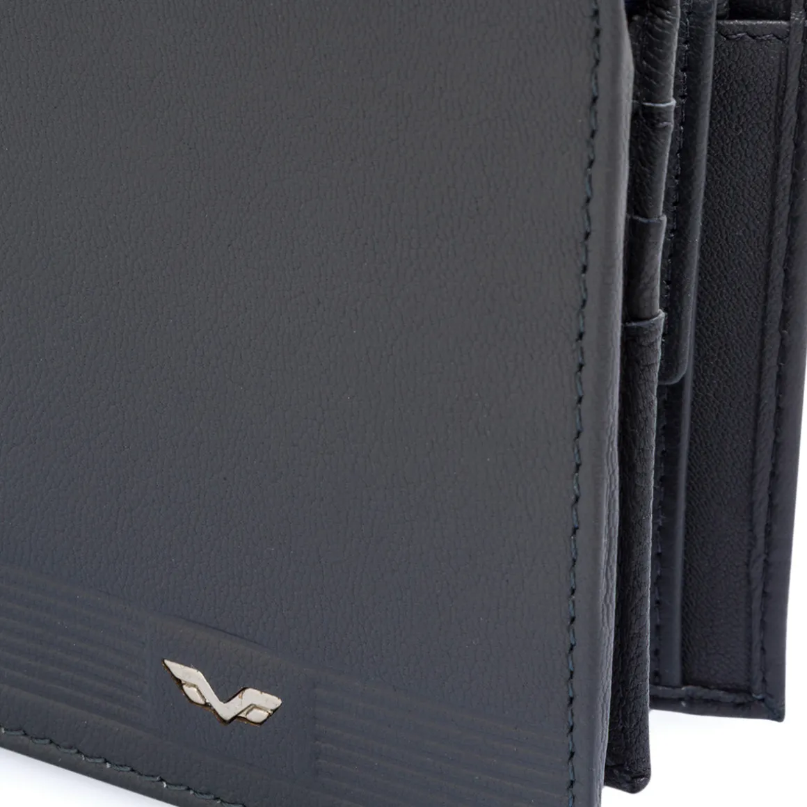 Portafoglio Blu da Uomo in pelle con doppio scomparto Armata di Mare