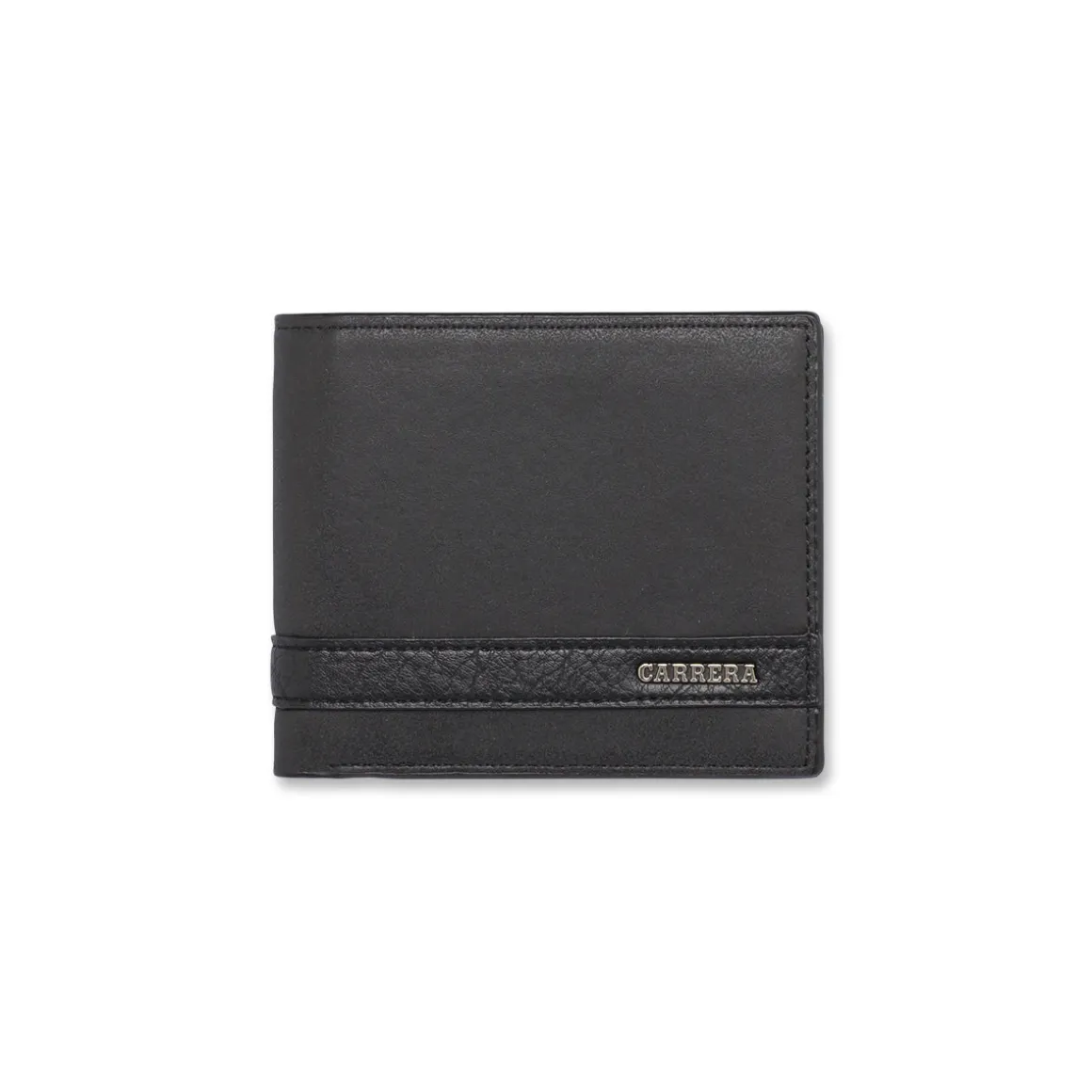 Portafoglio da uomo nero Carrera Jeans con tasche varie