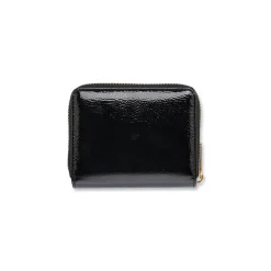 Portafoglio nero con zip da Donna Lora Ferres