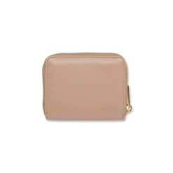 Portafoglio taupe con zip da Donna Lora Ferres