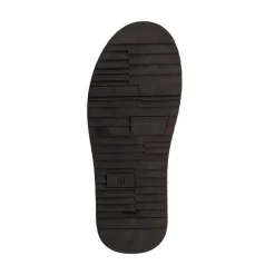 Sabot imbottite da Donna con suola platform effetto scamosciato nero Americanino