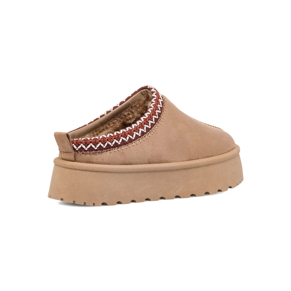 Sabot imbottite da donna khaki con dettaglio cucitura Lora Ferres
