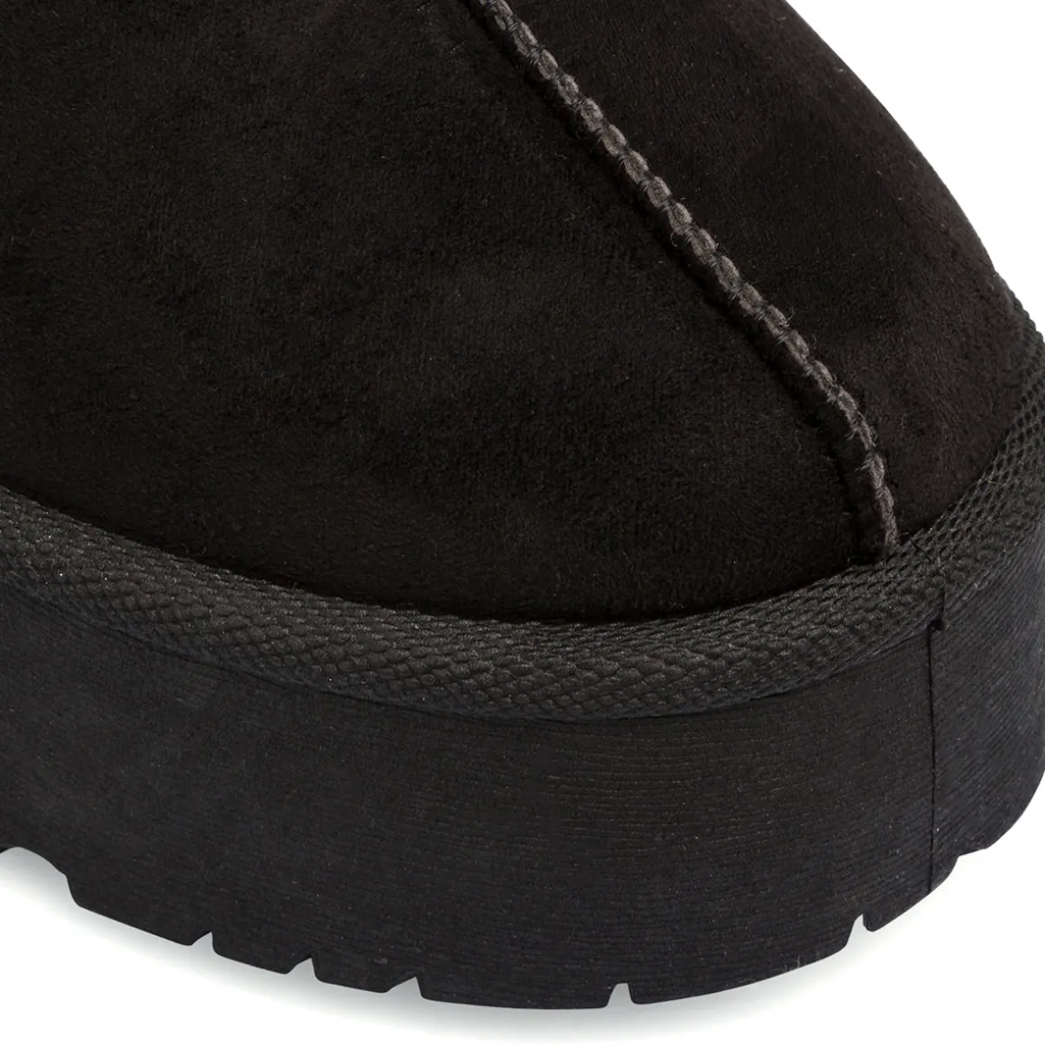 Sabot imbottite da donna nere con elastico Lora Ferres