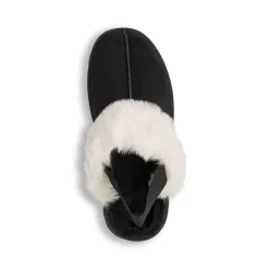 Sabot imbottite da donna nere con elastico Lora Ferres