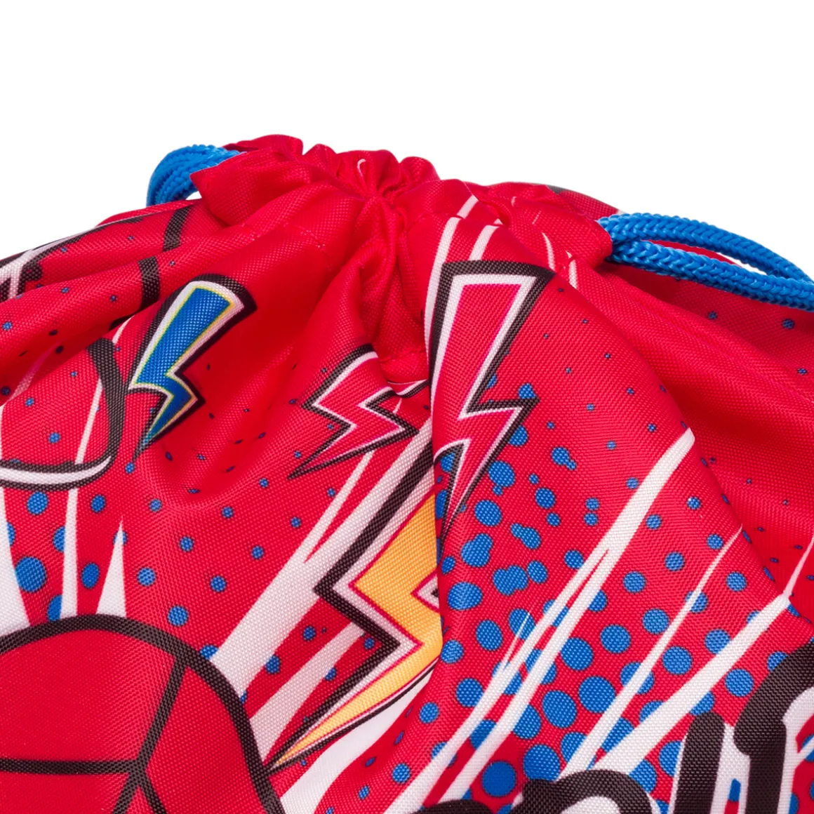 Sacca portatutto rossa con stampa Spiderman
