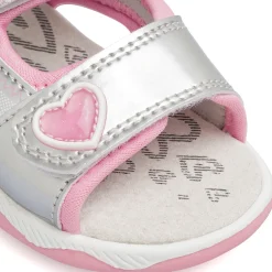 Sandali bambina primi passi argento Primigi Baby Active
