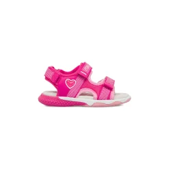 Sandali bambina primi passi fucsia con chiusura a strappo Primigi Baby Active