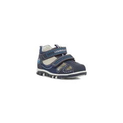 Sandali bambino primi passi blu navy con logo Lumberjack Billy