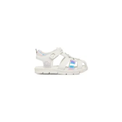 Sandali Bianchi da Bambina Primi Passi con dettaglio iridescente e glitter Lumberjack