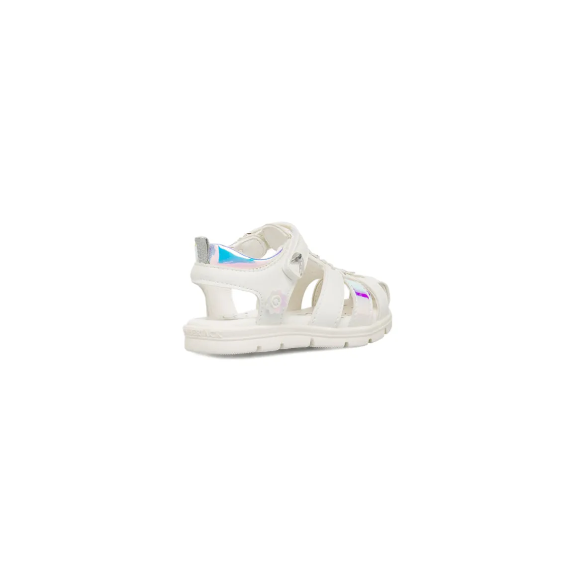 Sandali Bianchi da Bambina Primi Passi con dettaglio iridescente e glitter Lumberjack