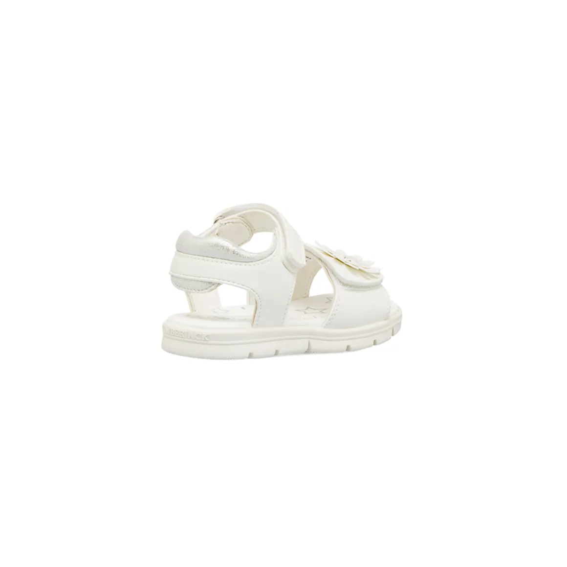Sandali Bianchi da Bambina con fiore Lumberjack