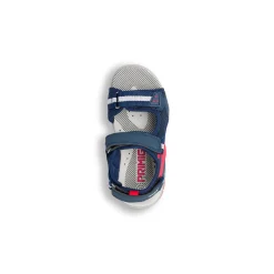 Sandali blu da Bambino con inserto freccia rossa Primigi