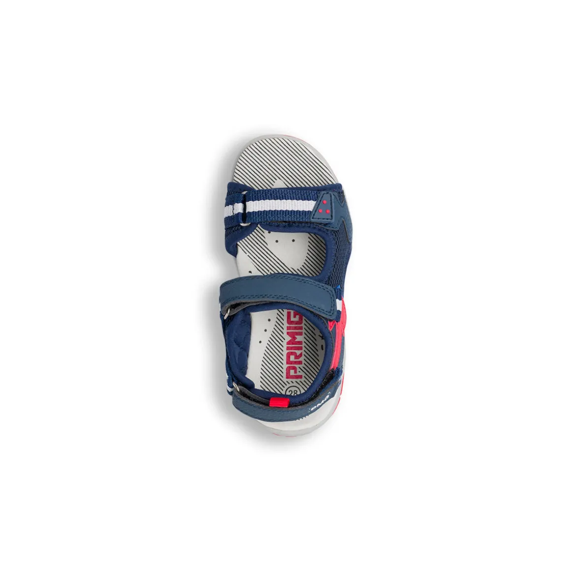 Sandali blu da Bambino con inserto freccia rossa Primigi