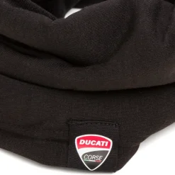 Scaldacollo nero da uomo con logo Ducati