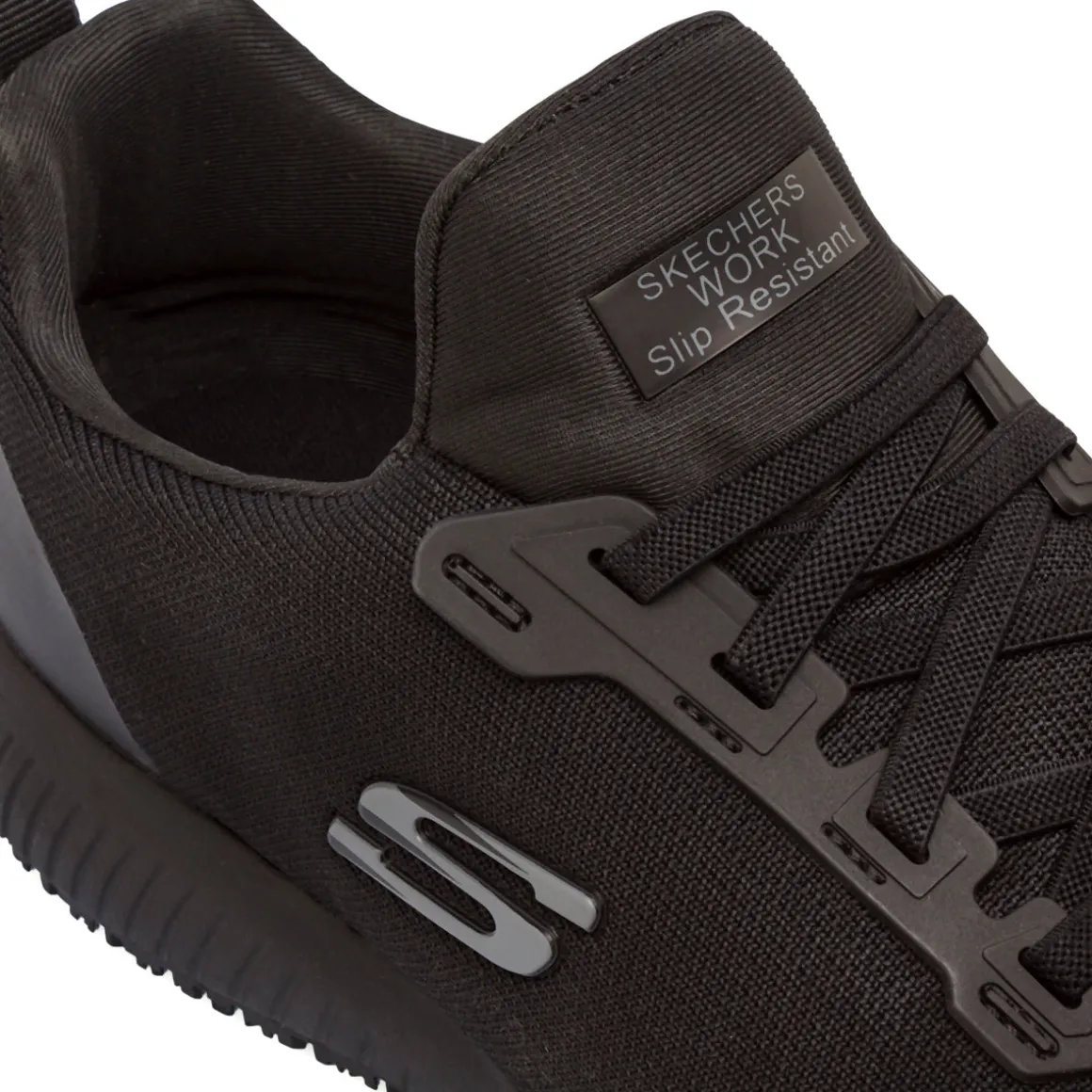 Scarpe antinfortunistiche da uomo nere Skechers Work Slip Resistant